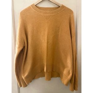 Oversized Mustard-Yellow Sweater
